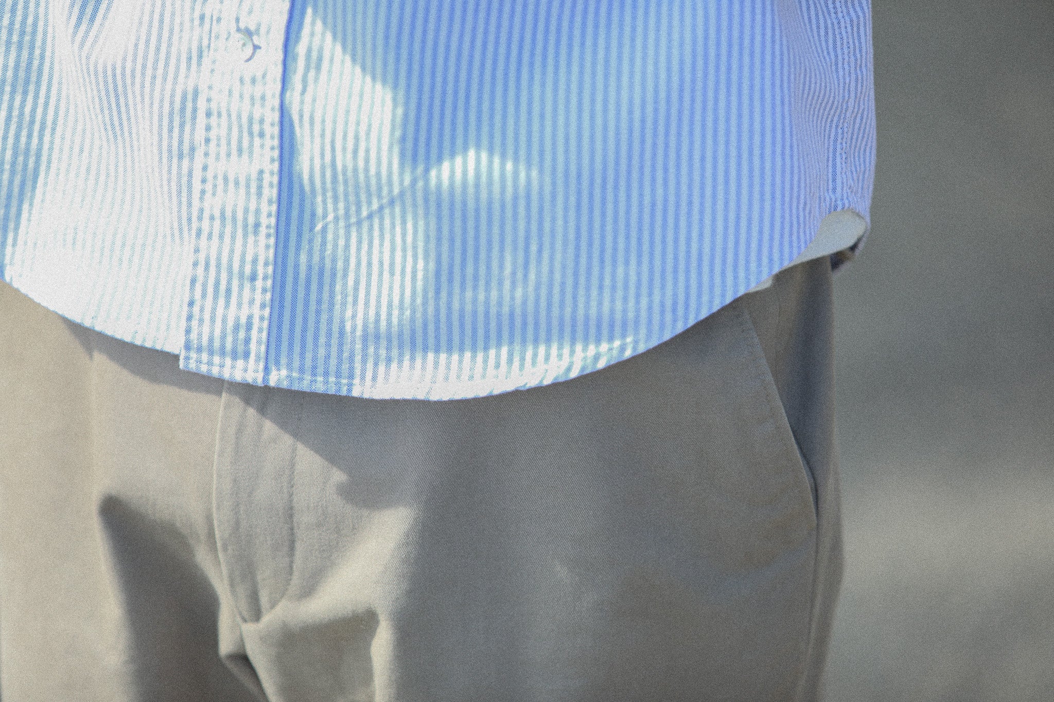 Chemise Oxford Rayures Bleue - Modern Fit