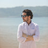 Chemise Oxford Rayures Blue & Red - Retro Fit