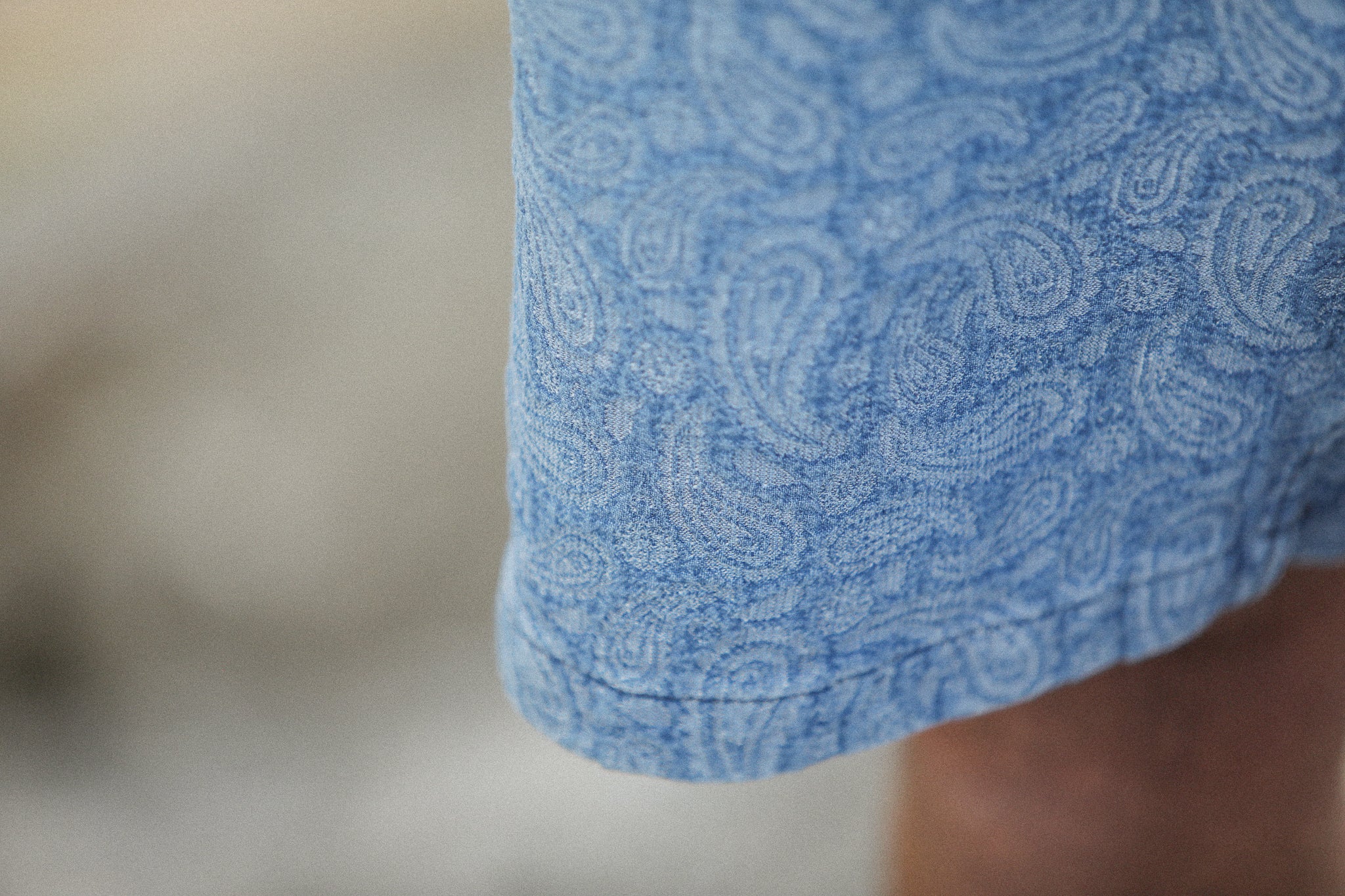 Beach Short - Denim Paisley Bleach