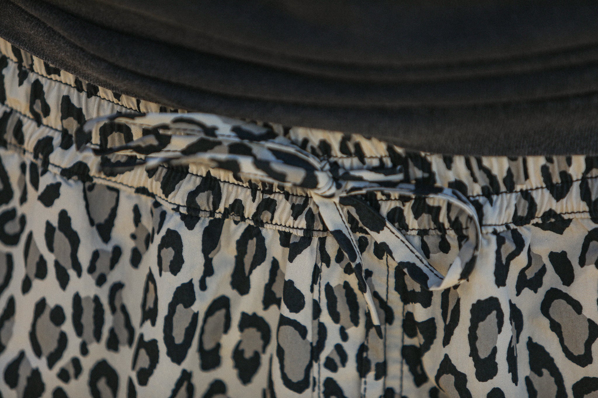Beach Short - Leopard Japonais Crème