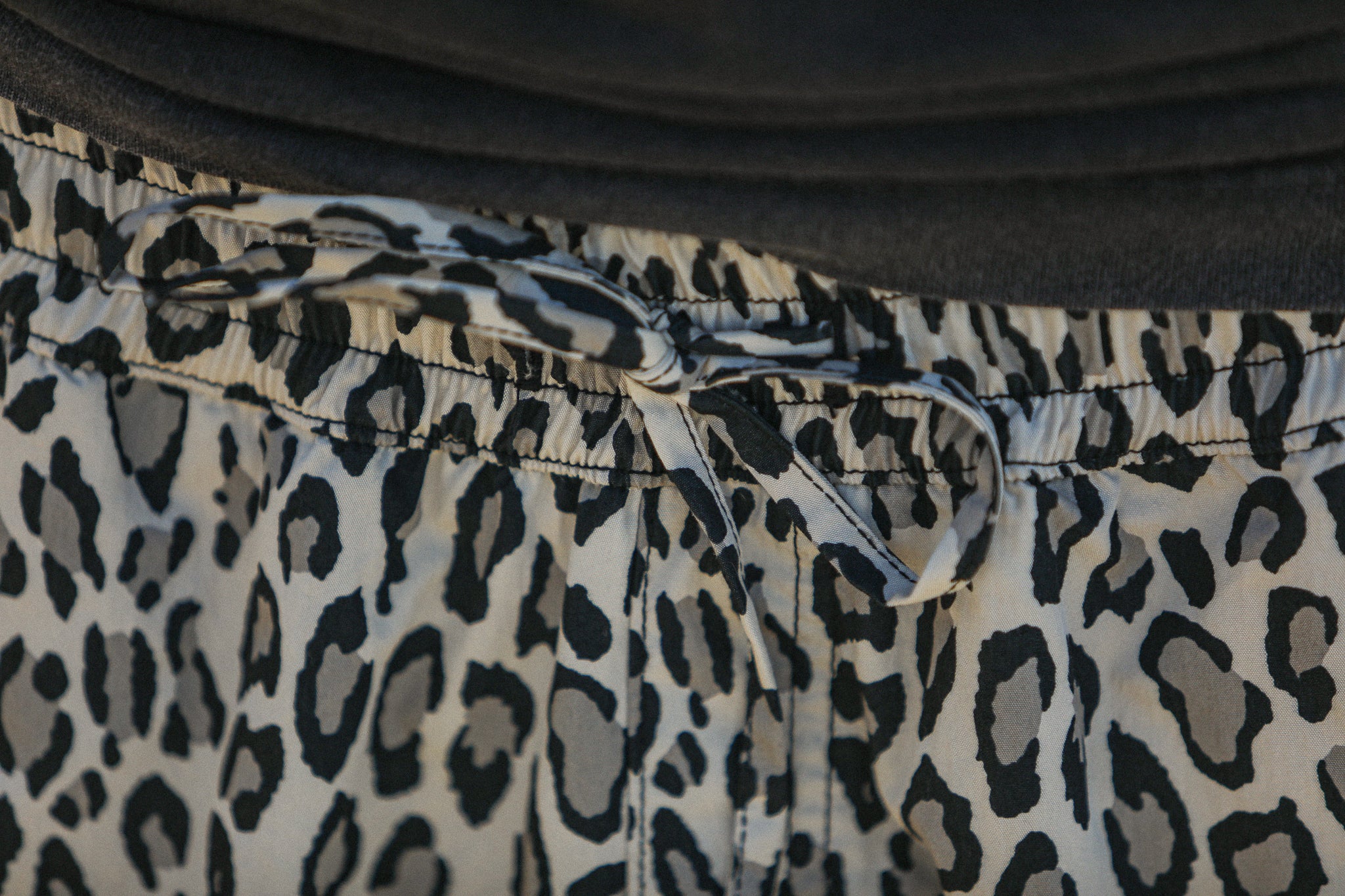 Beach Short - Leopard Japonais Crème