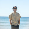 Tee-Shirt Confort Acid Wash Sand