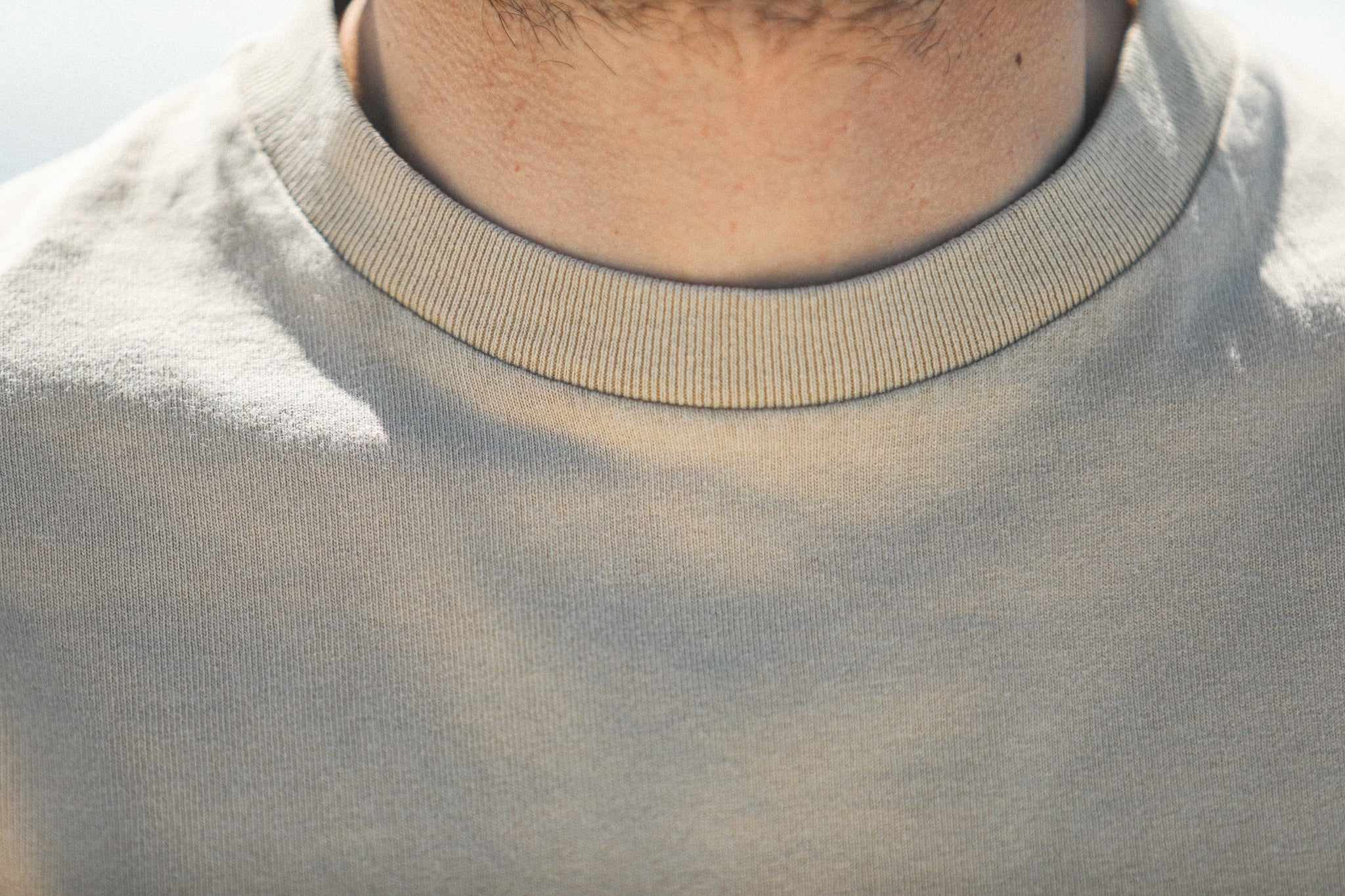 Tee-Shirt Confort Acid Wash Sand