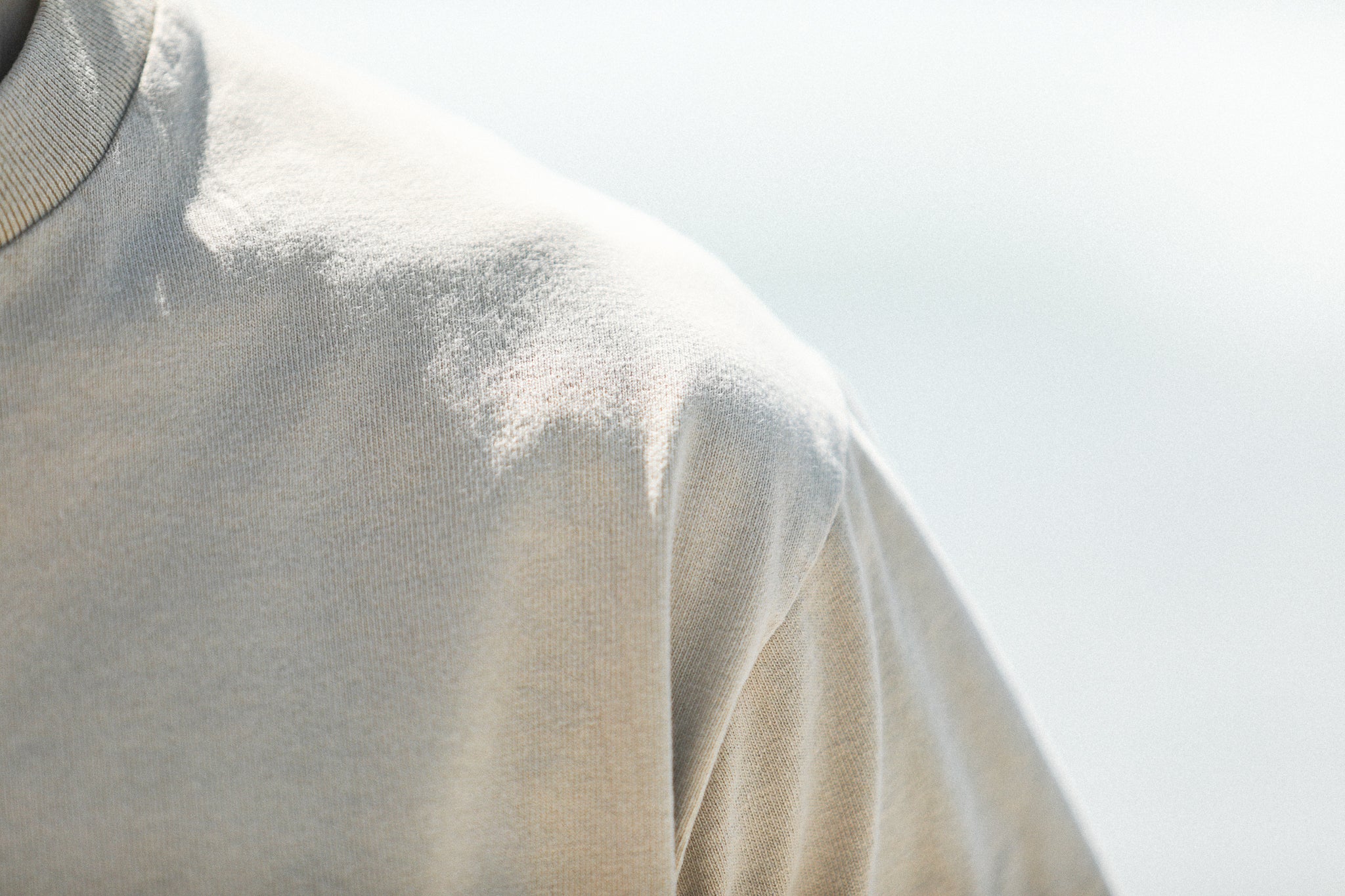 Tee-Shirt Confort Acid Wash Sand