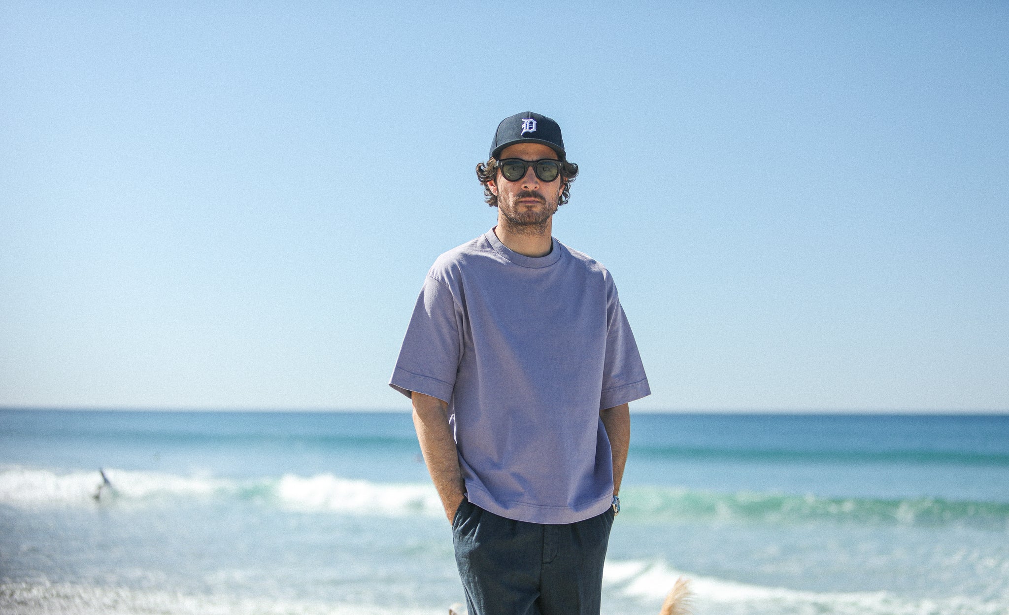 Tee-Shirt Oversize Acid Wash Lilac