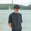 Tee-Shirt Oversized Acid Wash Indigo