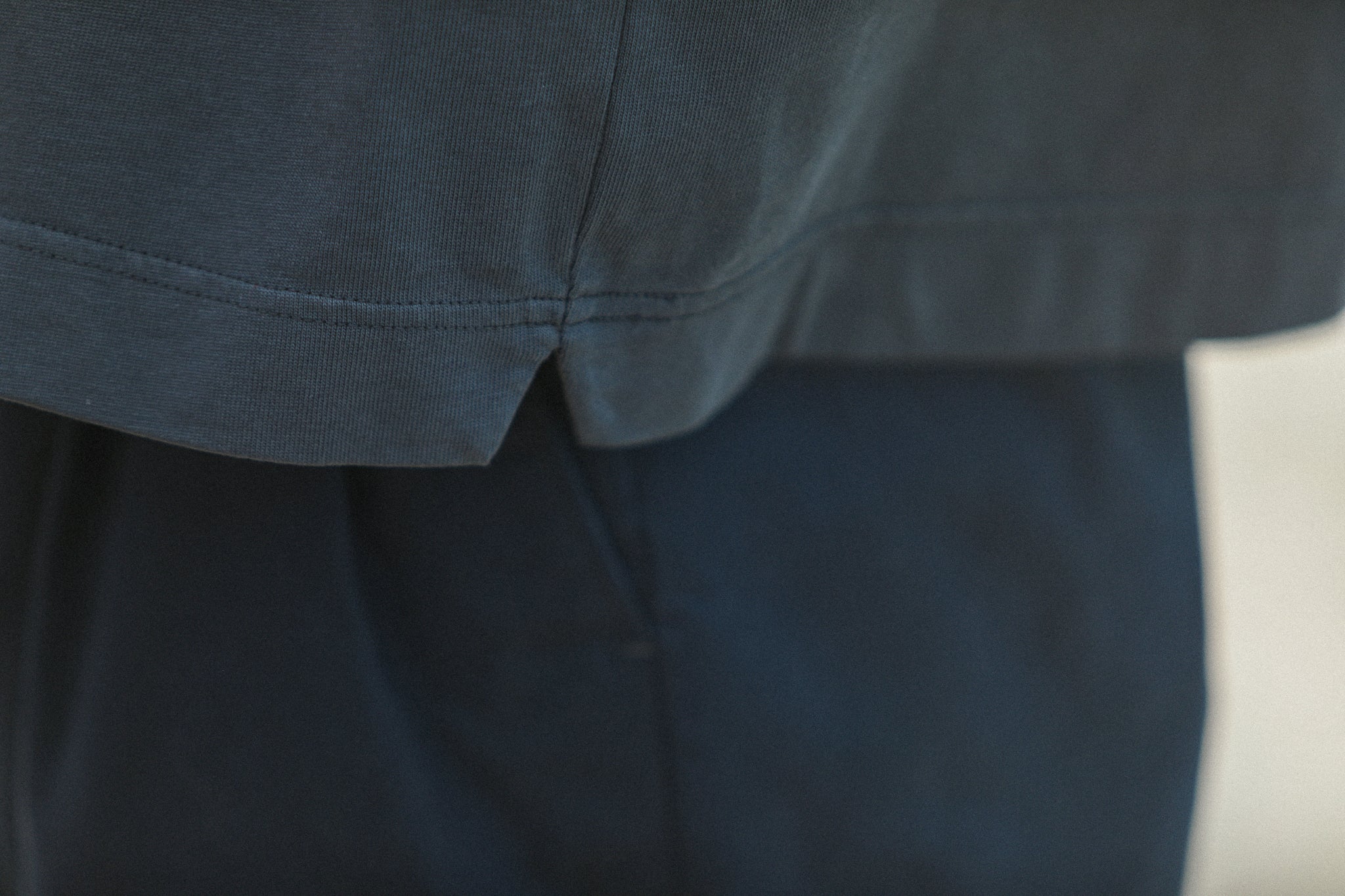 Tee-Shirt Oversize Acid Wash Indigo