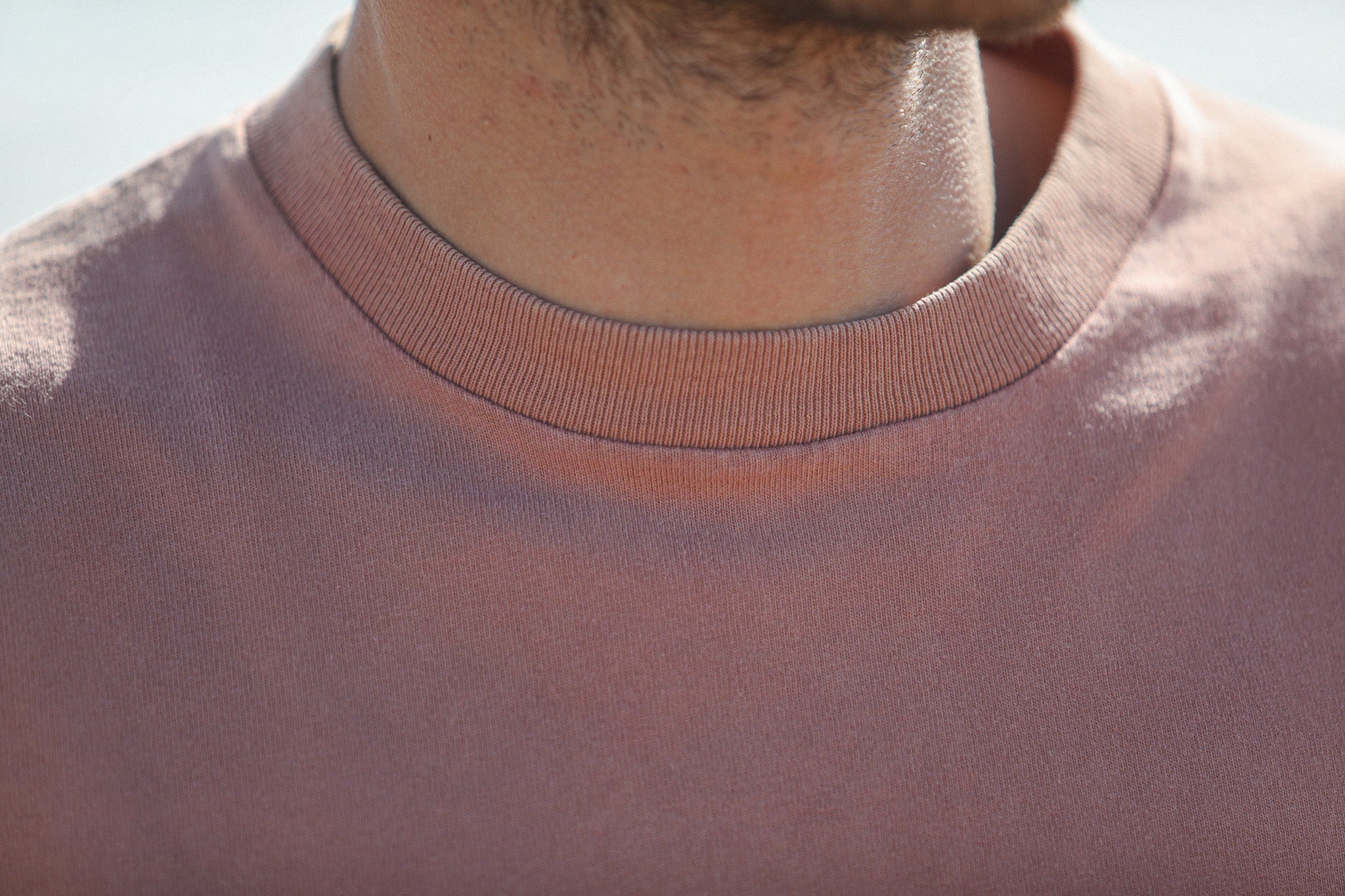 Tee-Shirt Oversized Acid Wash Rose Dust