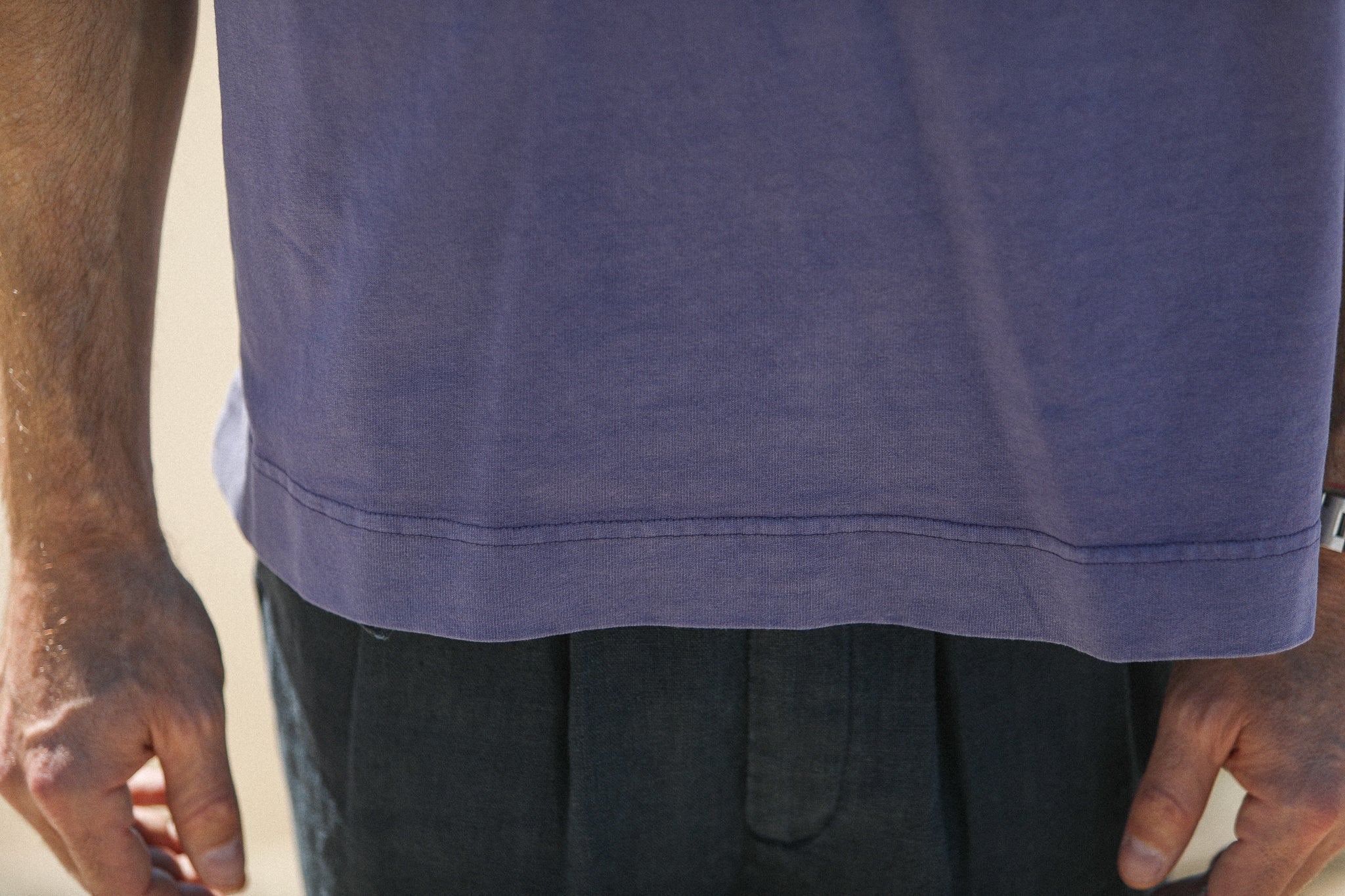Tee-Shirt Oversize Acid Wash Violet 80