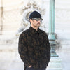 Surchemise Velours Paisley Noir - New Modern Fit