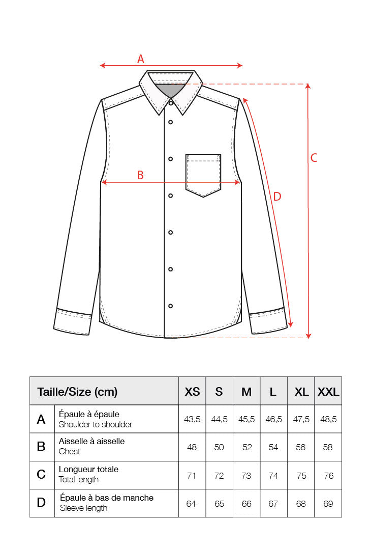 Guide des tailles